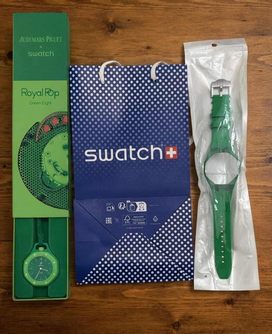 Swatch x Audemars Piguette Royal Pop Green Eight