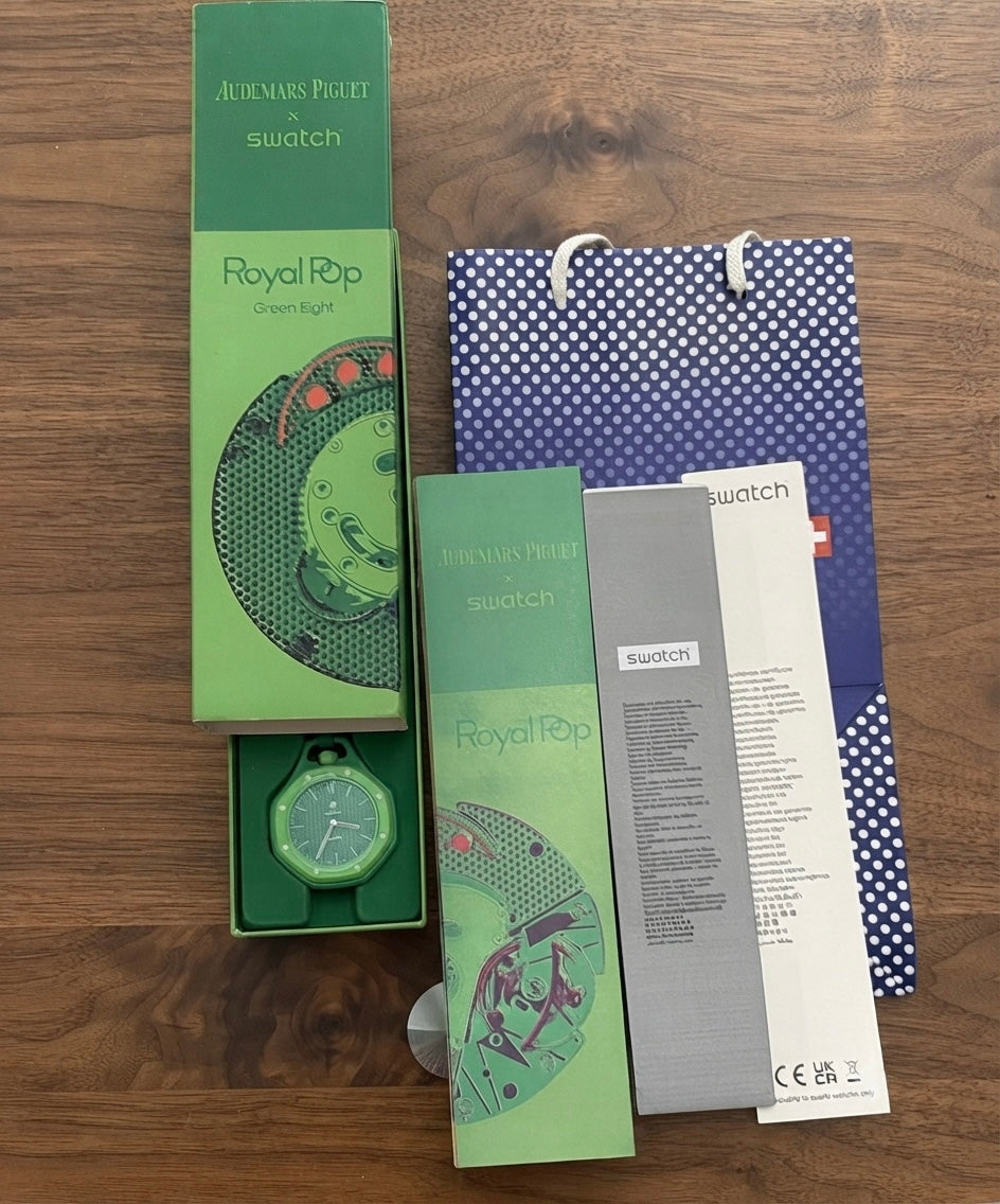 Swatch x Audemars Piguette Royal Pop Green Eight