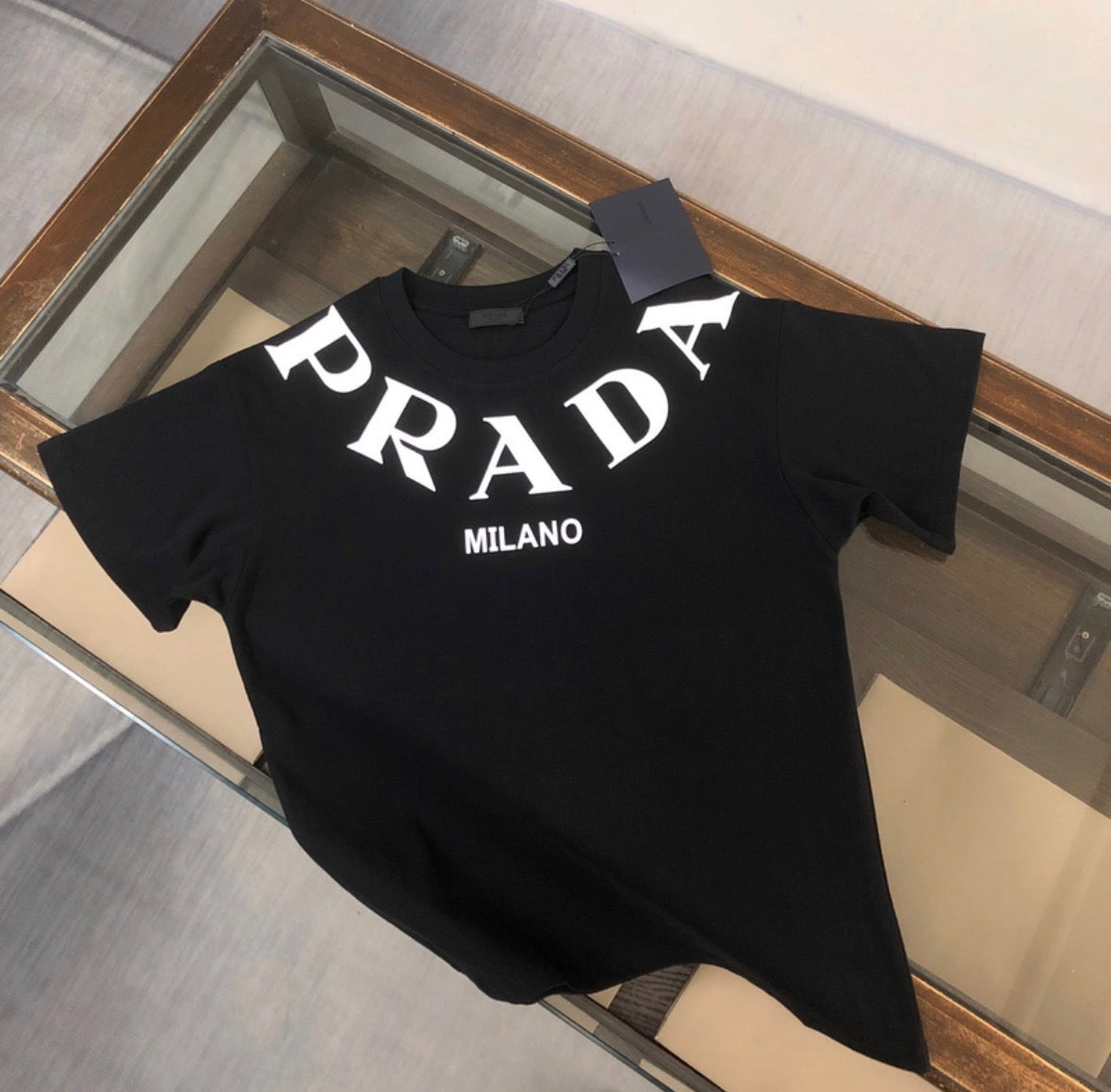 T-Shirt PRADA Bianca/Nera