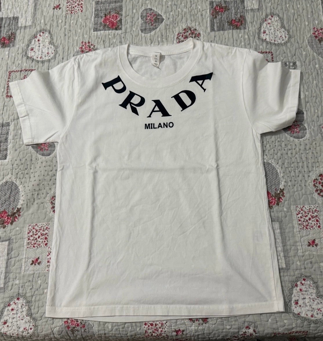 T-Shirt PRADA Bianca/Nera