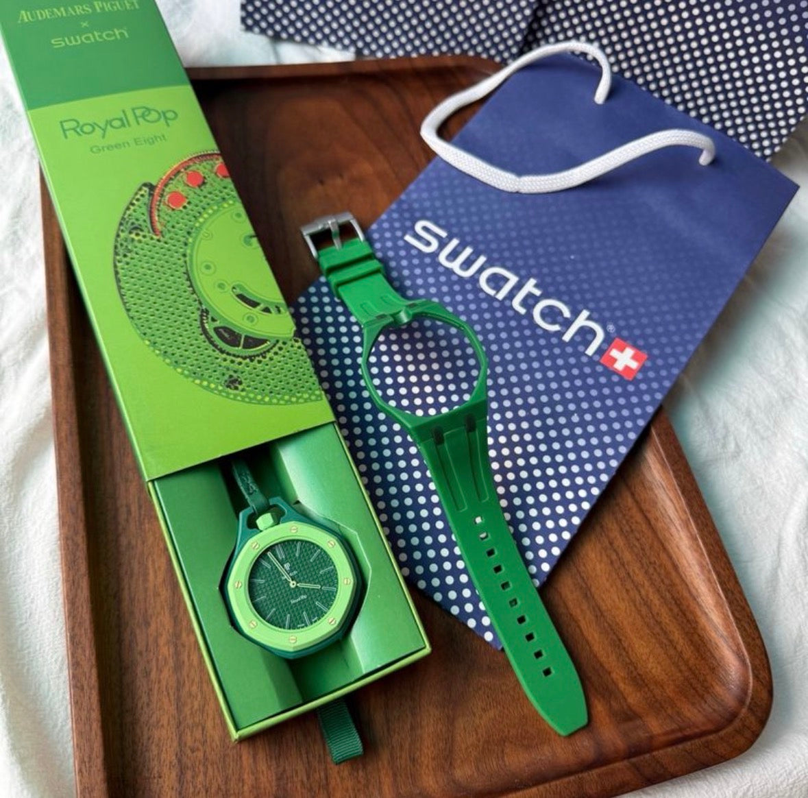 Swatch x Audemars Piguette Royal Pop Green Eight