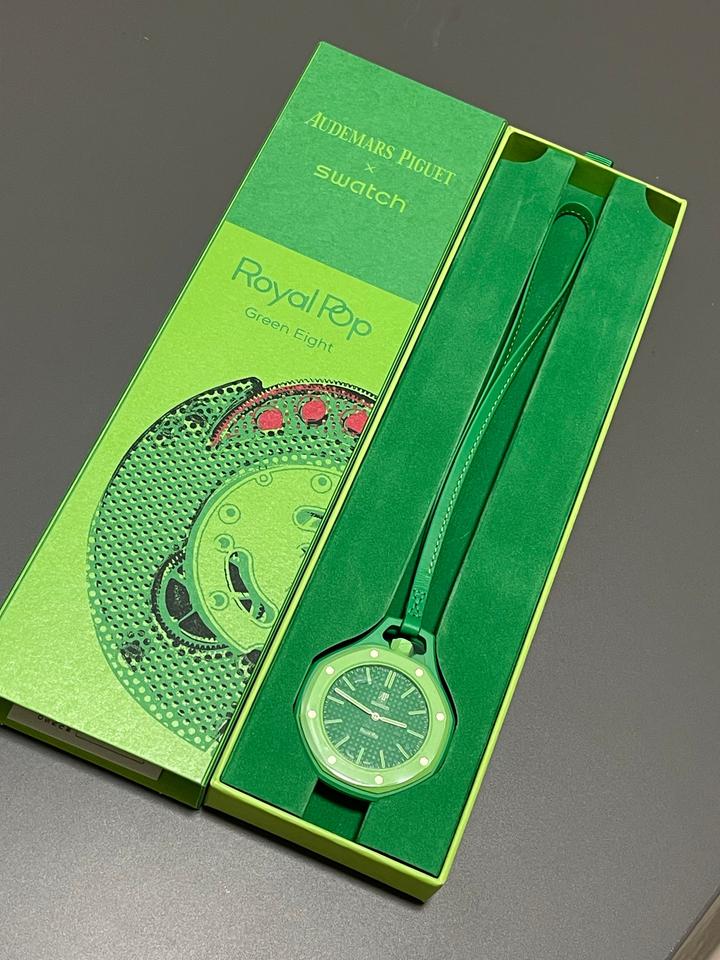 Swatch x Audemars Piguette Royal Pop Green Eight