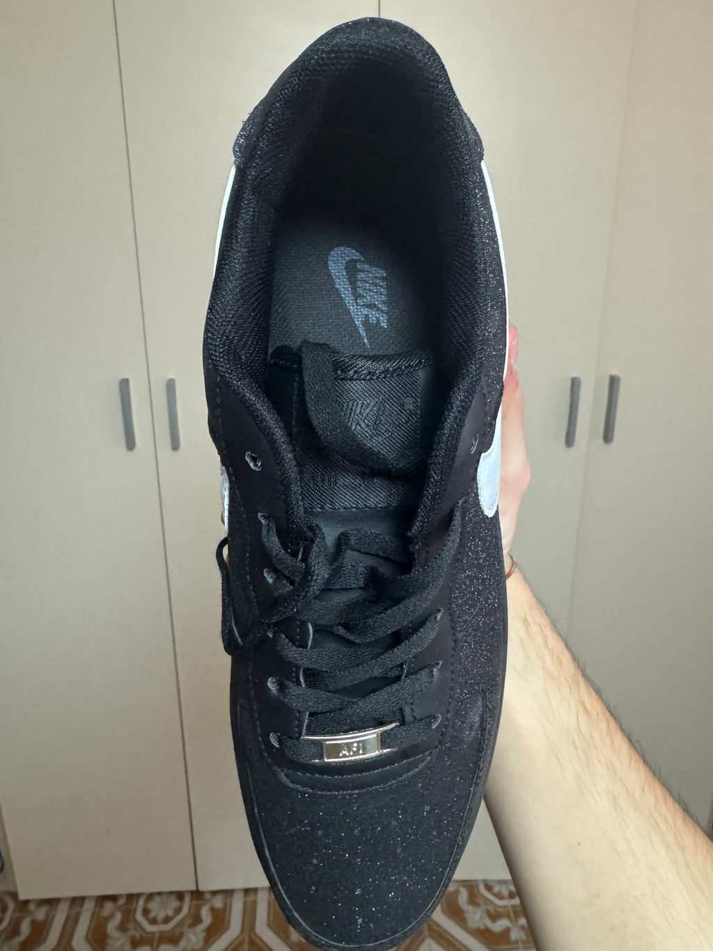Scarpe Nike Air Force 1 brillantinate (unisex)