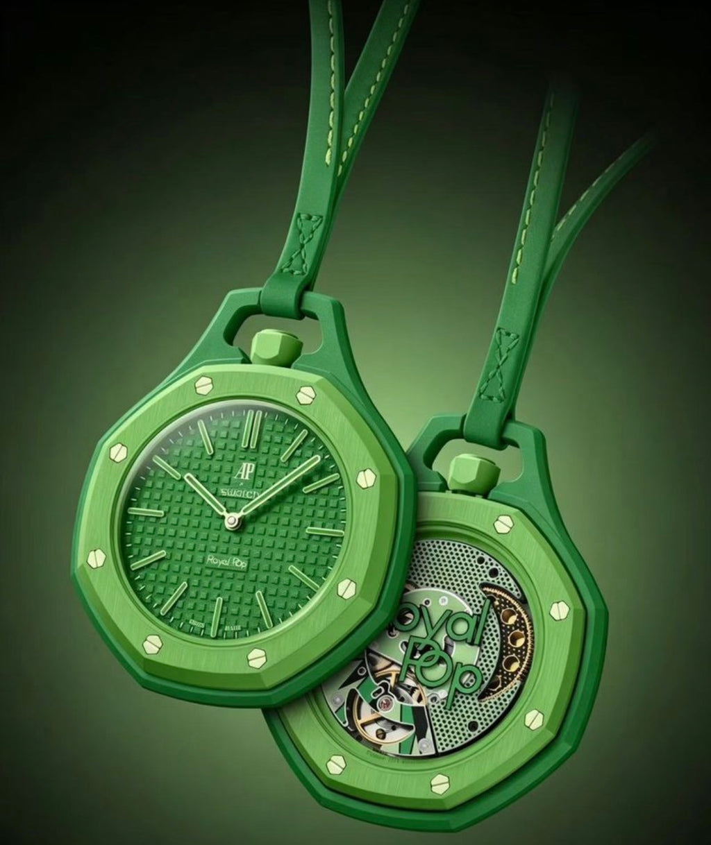 Swatch x Audemars Piguette Royal Pop GREEN EIGHT